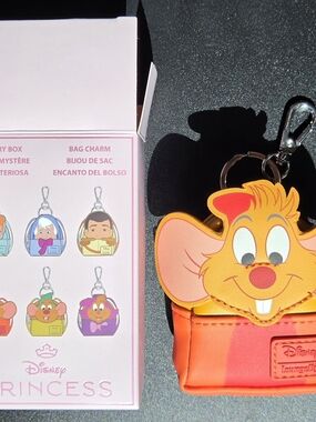 Disney's Cinderella Mystery Mini Backpack Keychain Bag Charm - Jaq